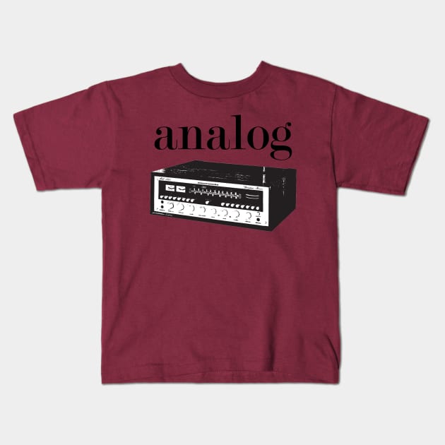 Analog Stereo - The Only Option Kids T-Shirt by collecteddesigns